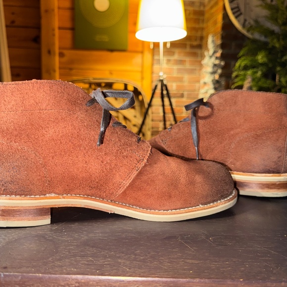 Wolverine 1000 Mile Latham Boots Men's 10 Rust Rough Out Leather MADE IN USA - Picture 10 of 16